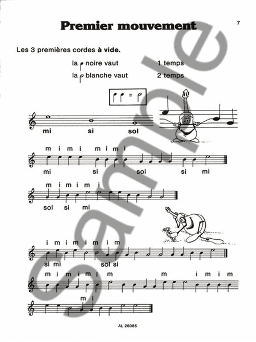 Ma Premiere Annee De Guitare Acoustic Guitar scores gallery preview page 2