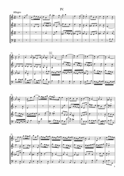 Sonata Op.34-6 for Clarinet Quartet image number null