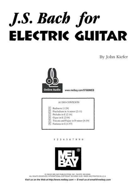 J. S. Bach for Electric Guitar image number null