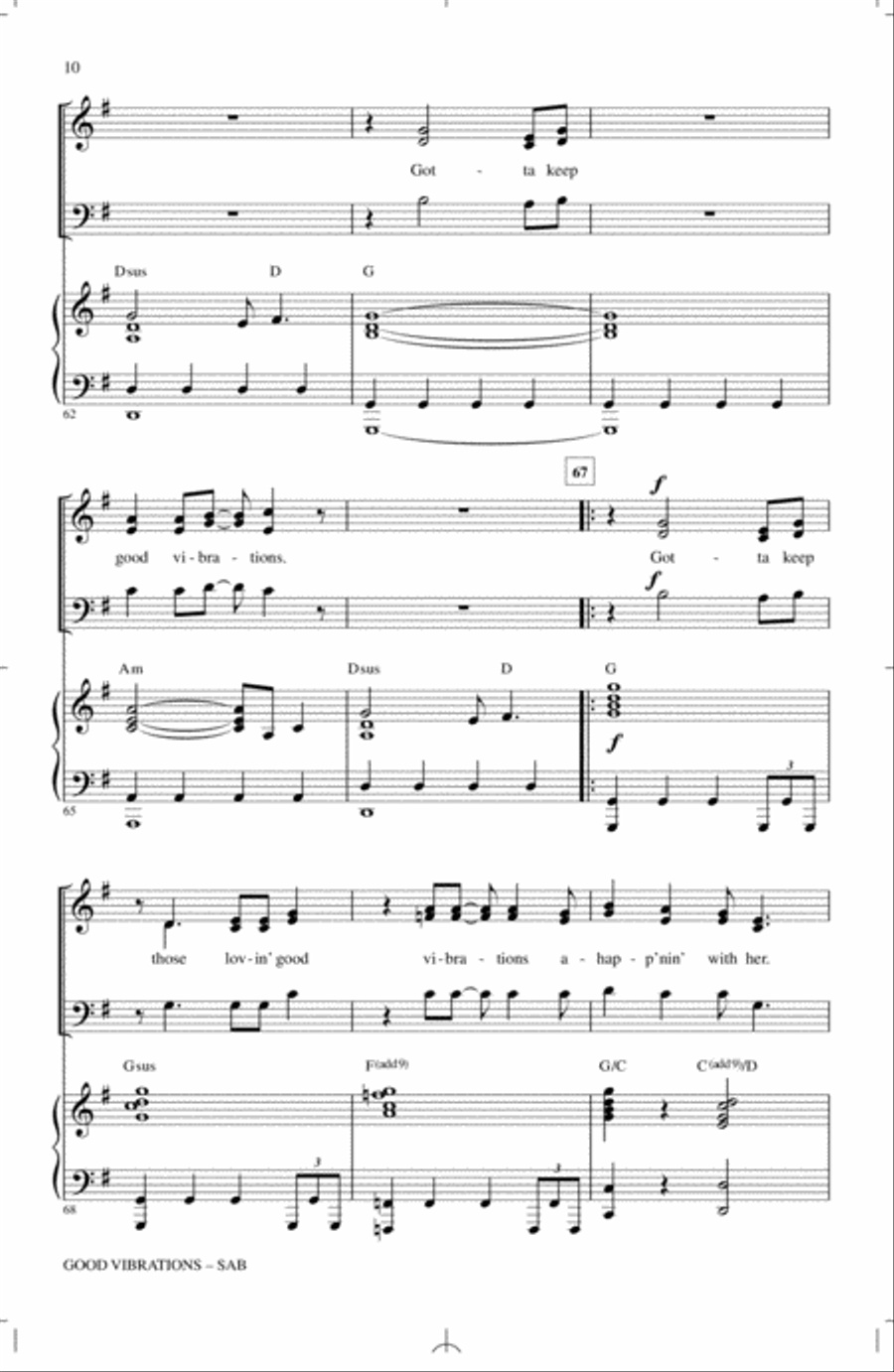 Good Vibrations Good Vibrations 3-Part scores gallery preview page 9