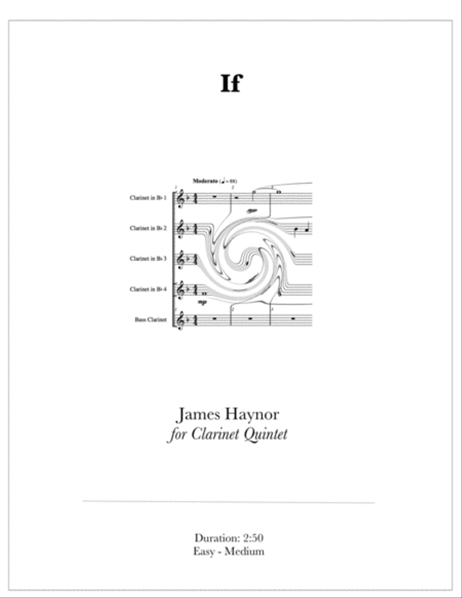 If Woodwind Ensemble scores gallery preview page 1