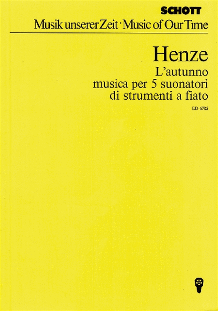 Autunno Wind Quintet Score