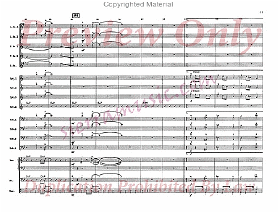 Dorian Blue Big Band scores gallery preview page 12