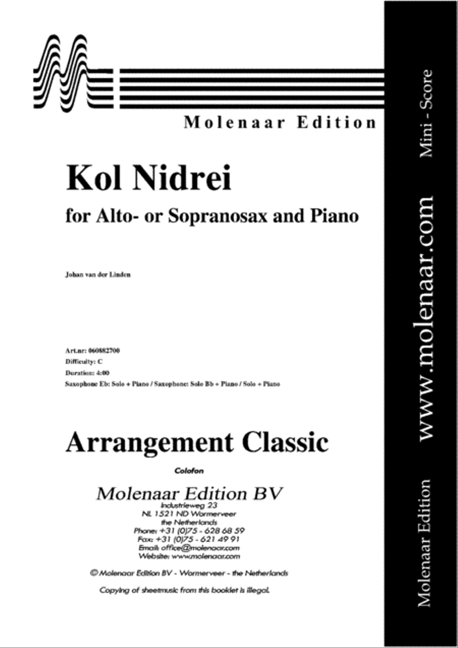 Kol Nidrei Piano Accompaniment scores gallery preview page 2