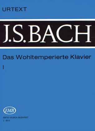 Book cover for Well Tempered Clavier – Volume 1 BWV 846-869