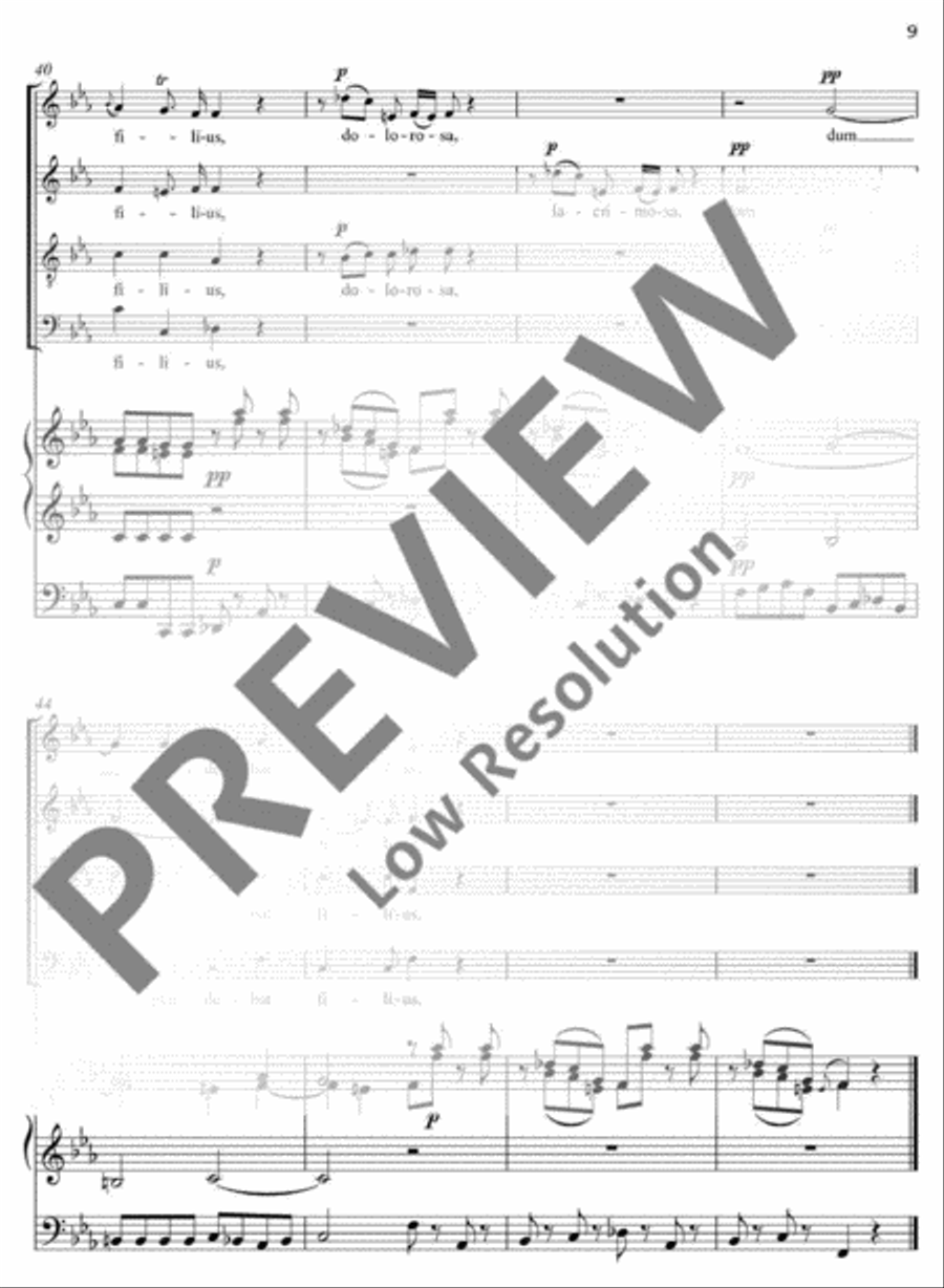 Stabat Mater SA scores gallery preview page 10