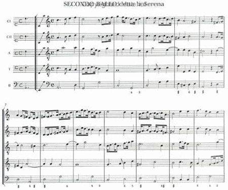 Dances From Il Primo Libro Delle Musiche (1618) - Score