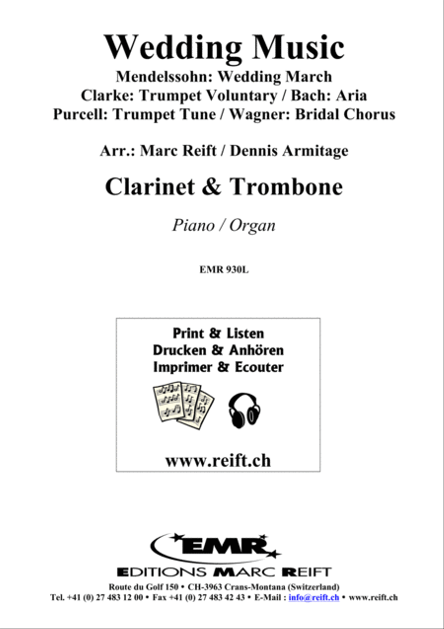 Wedding Music Clarinet scores gallery preview page 2