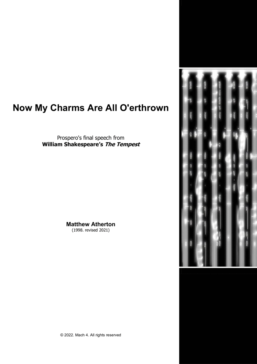 Now My Charms Are All O'erthrown Divisi scores gallery preview page 1