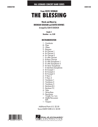 The Blessing (from Celtic Woman) - Full Score