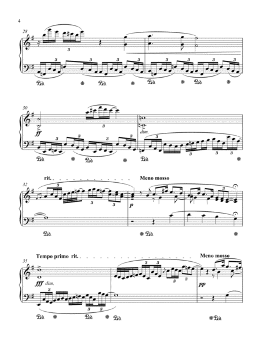 Trio for Piano Alone Piano Solo scores gallery preview page 6