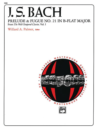 Book cover for Prelude and Fugue No. 21 in B-flat Major
