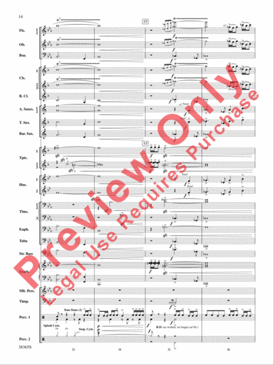 Crossroads to the Future Concert Band scores gallery preview page 15