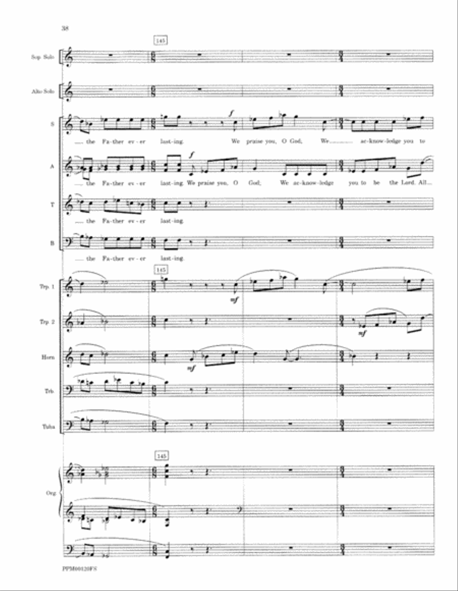Transfiguration: An Ecumenical Mass - Full Score Divisi scores gallery preview page 41