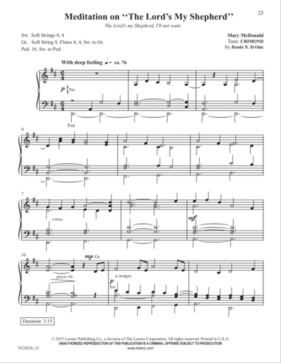 Easy Organ Library, Vol. 61 Organ Solo scores gallery preview page 10