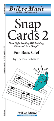 Book cover for Snap Cards 2 for Bass Clef
