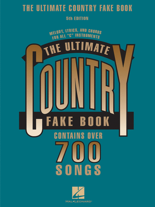 Book cover for The Ultimate Country Fake Book - 5th Edition