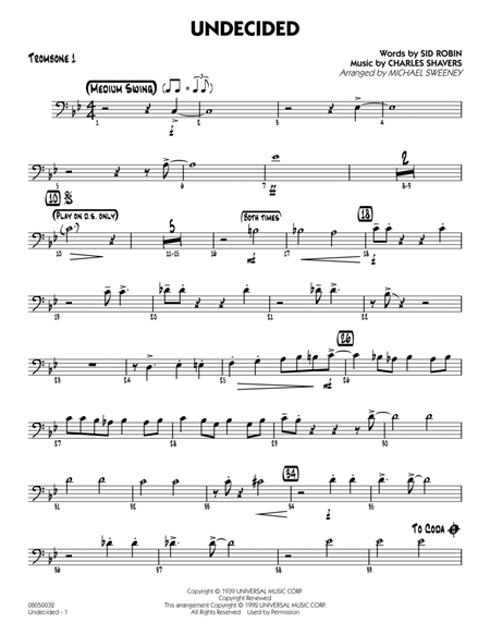Undecided - Trombone 1