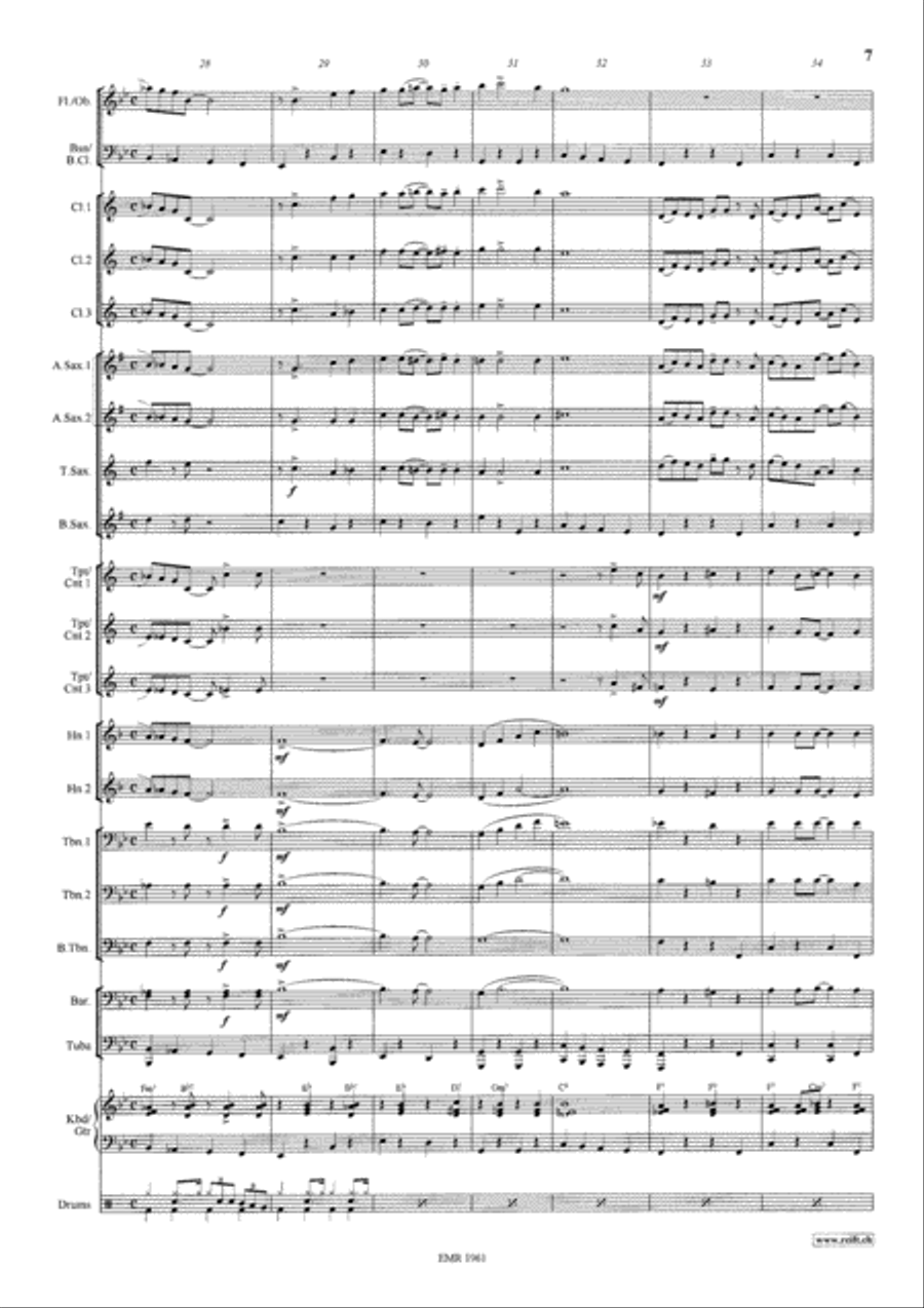 Fascinating Rhythm Concert Band scores gallery preview page 8