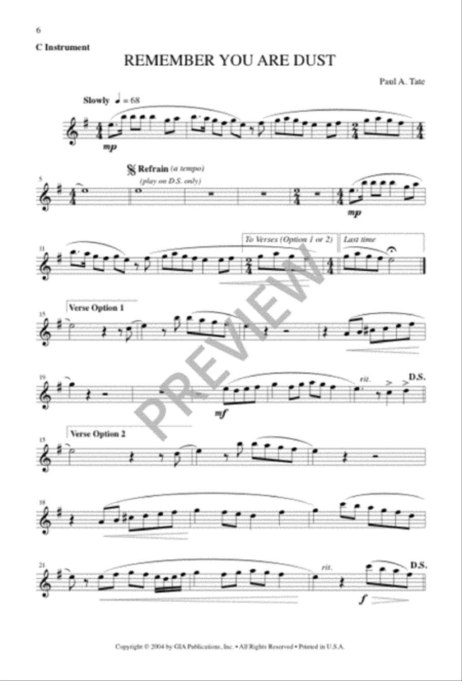 Remember You Are Dust Remember You Are Dust 2-Part scores gallery preview page 7