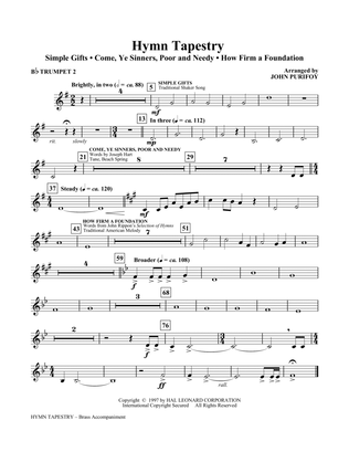 Hymn Tapestry - Bb Trumpet 2