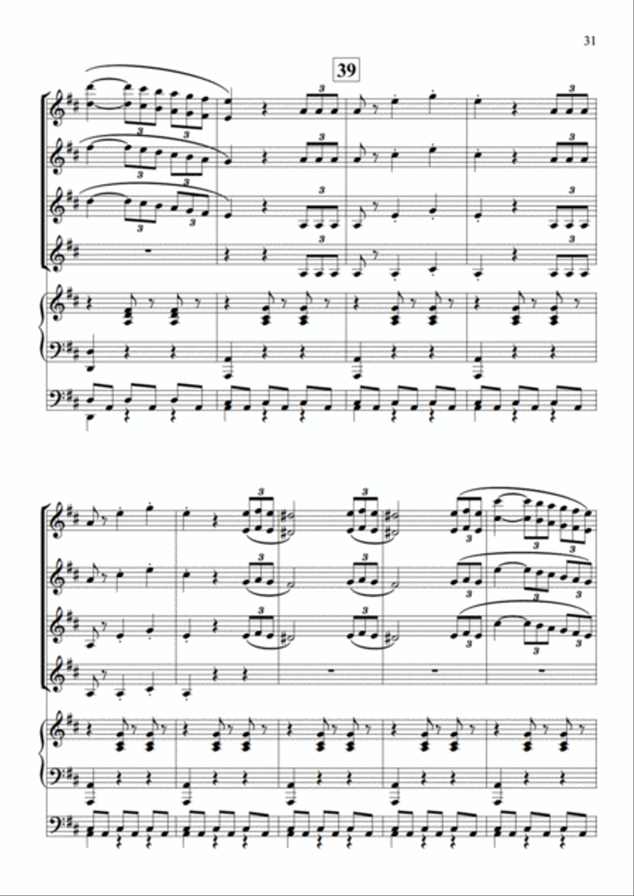 La gazza ladra - Overture Set of Parts scores gallery preview page 18
