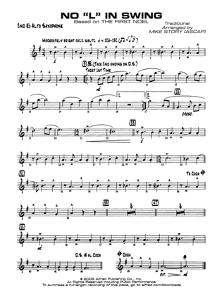 No "L" in Swing: 2nd E-flat Alto Saxophone