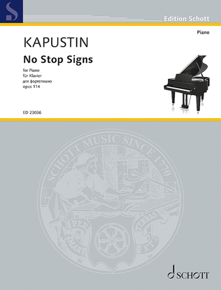 Book cover for No Stop Signs Op. 114