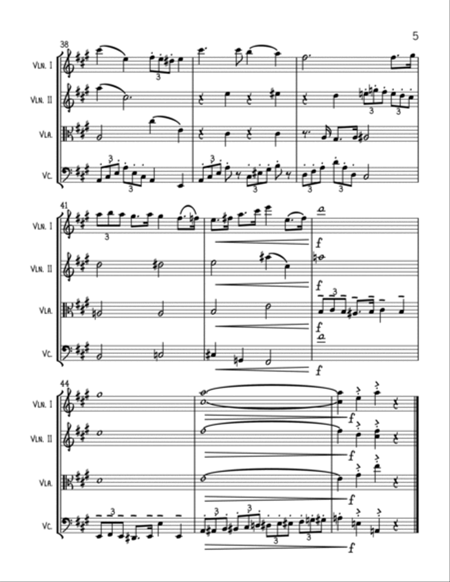 It's Beginning To Look Like Christmas String Quartet scores gallery preview page 5