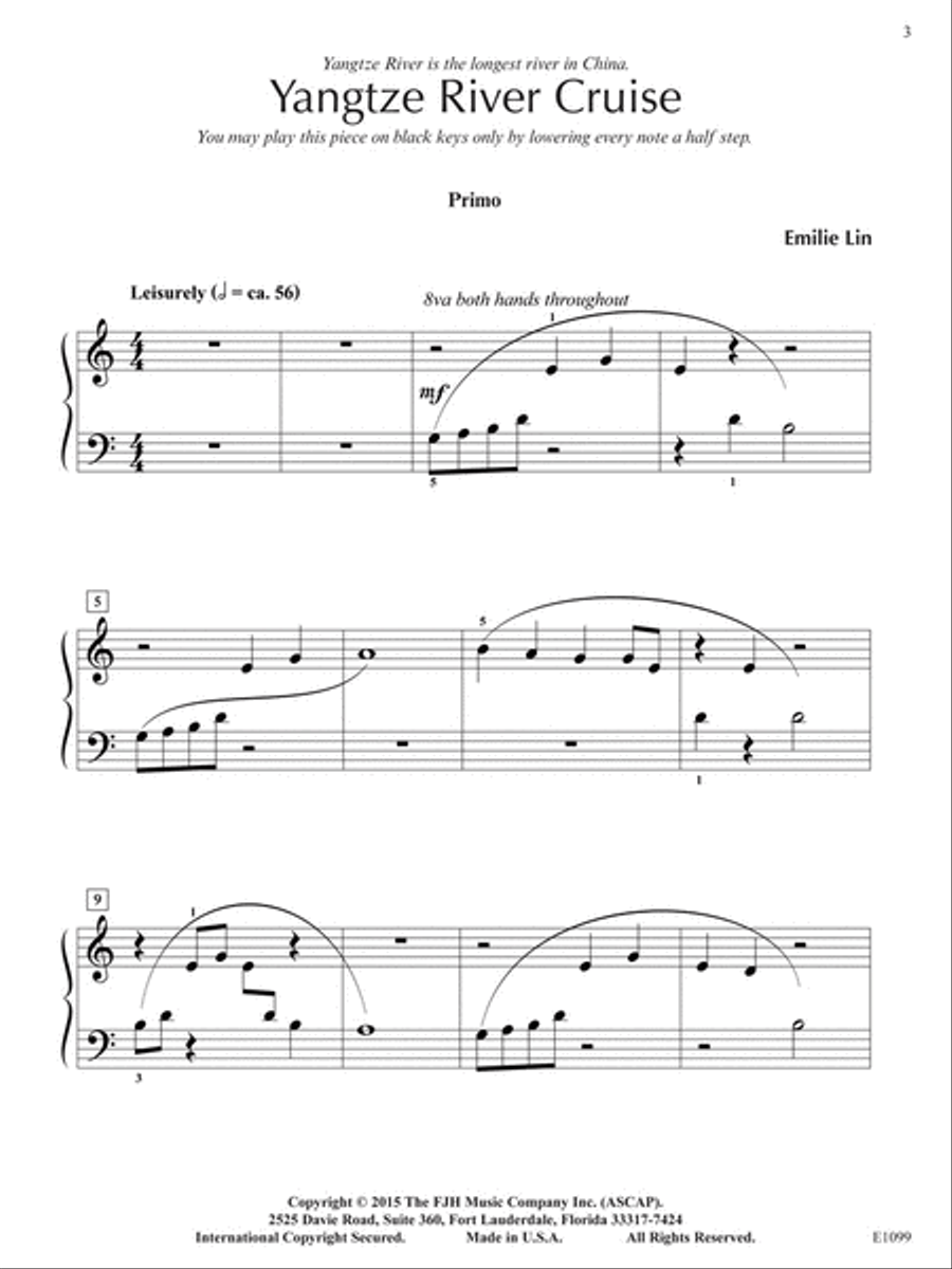 Yangtze River Cruise Yangtze River Cruise Small Ensemble scores gallery preview page 4