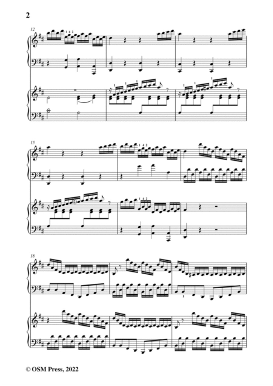 Mozart-Piano Sonata,K.448,in D Major,for 2 Pianos Piano scores gallery preview page 4