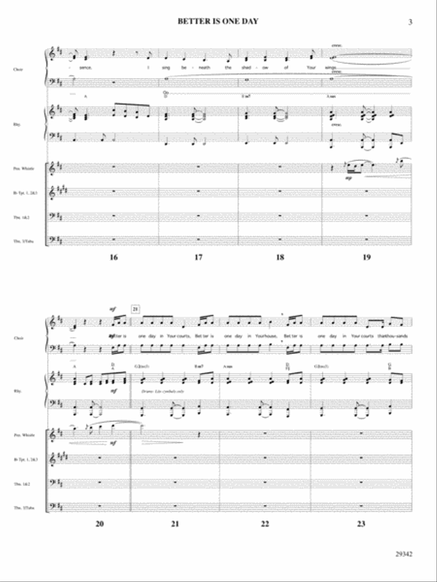 Better Is One Day Choir scores gallery preview page 4