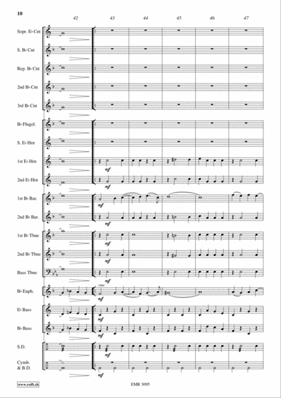 Rosablanche Rosablanche Brass Band scores gallery preview page 11