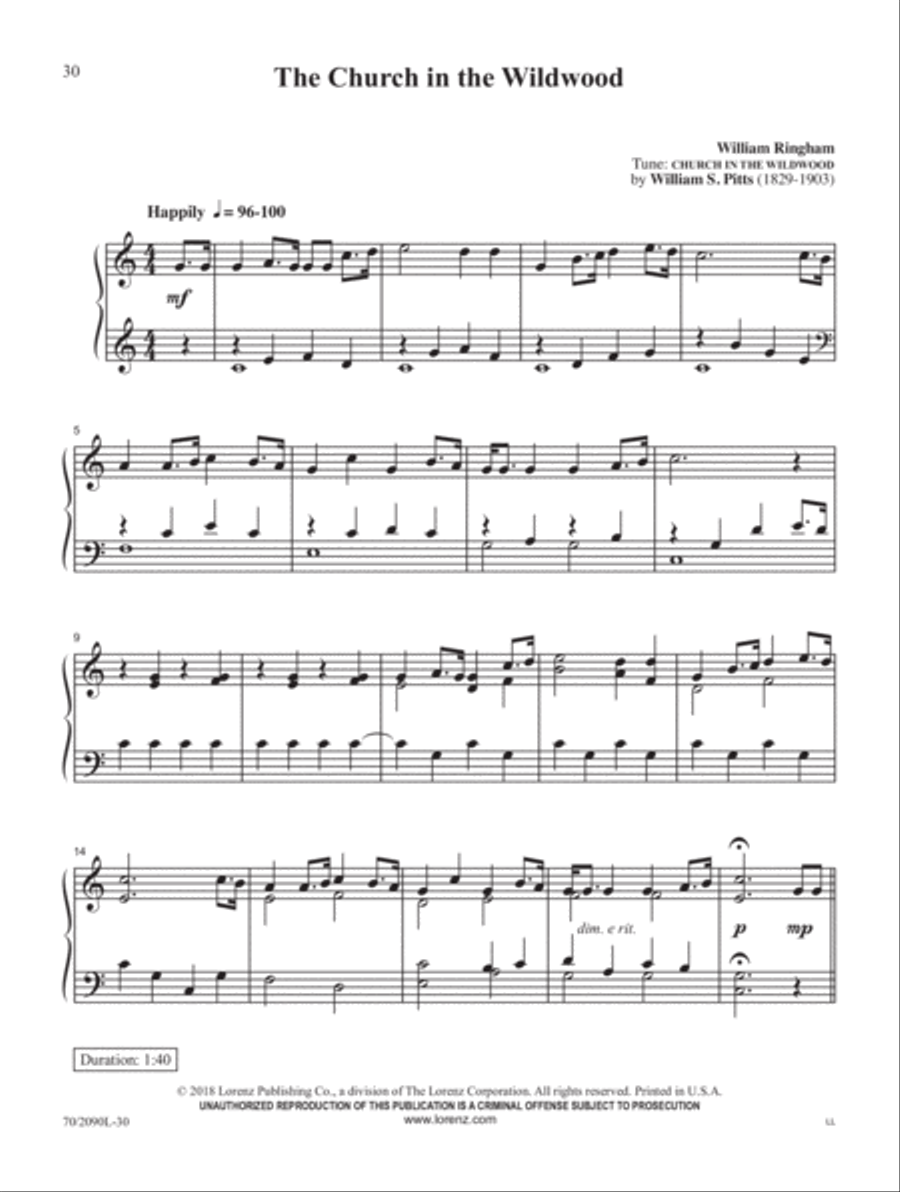 O Day of Peace Piano Solo scores gallery preview page 13
