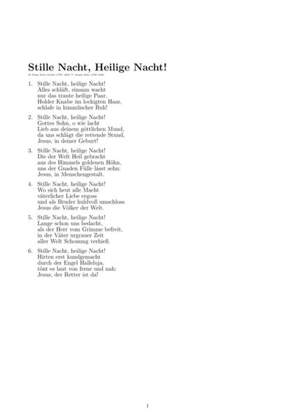 Silent night, holy night (easy piano) image number null