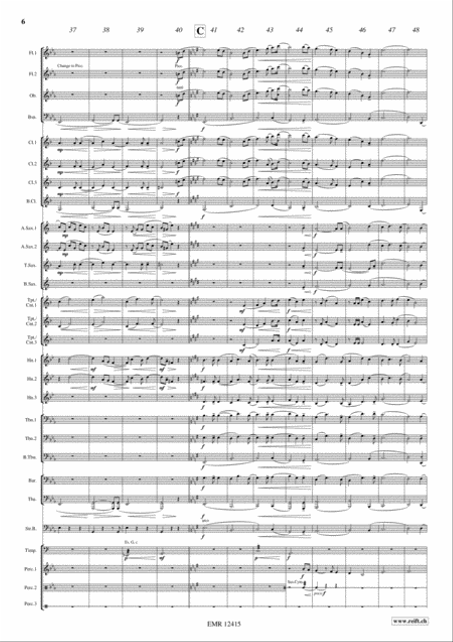 Shrek Concert Band scores gallery preview page 6