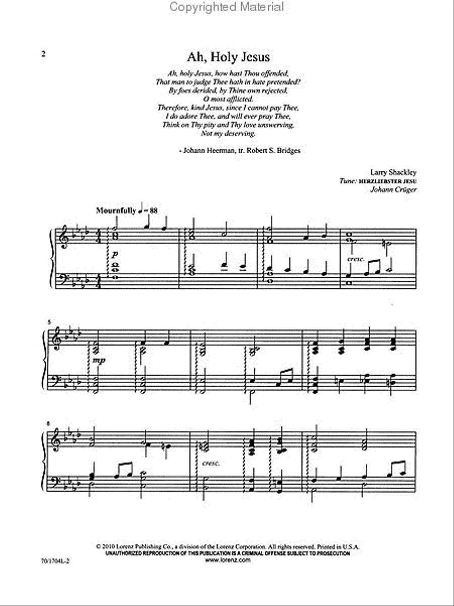 Hymn Miniatures for Communion Piano Solo scores gallery preview page 2