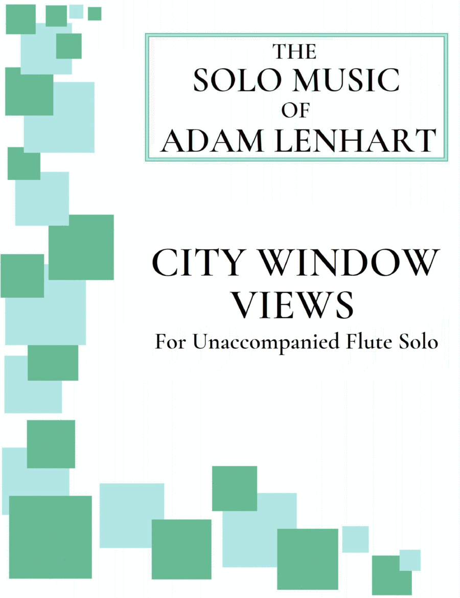 City Window Views (Solo for Unaccompanied Flute) image number null