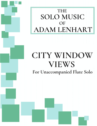 Book cover for City Window Views (Solo for Unaccompanied Flute)