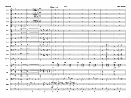 Cuban Overture: Score