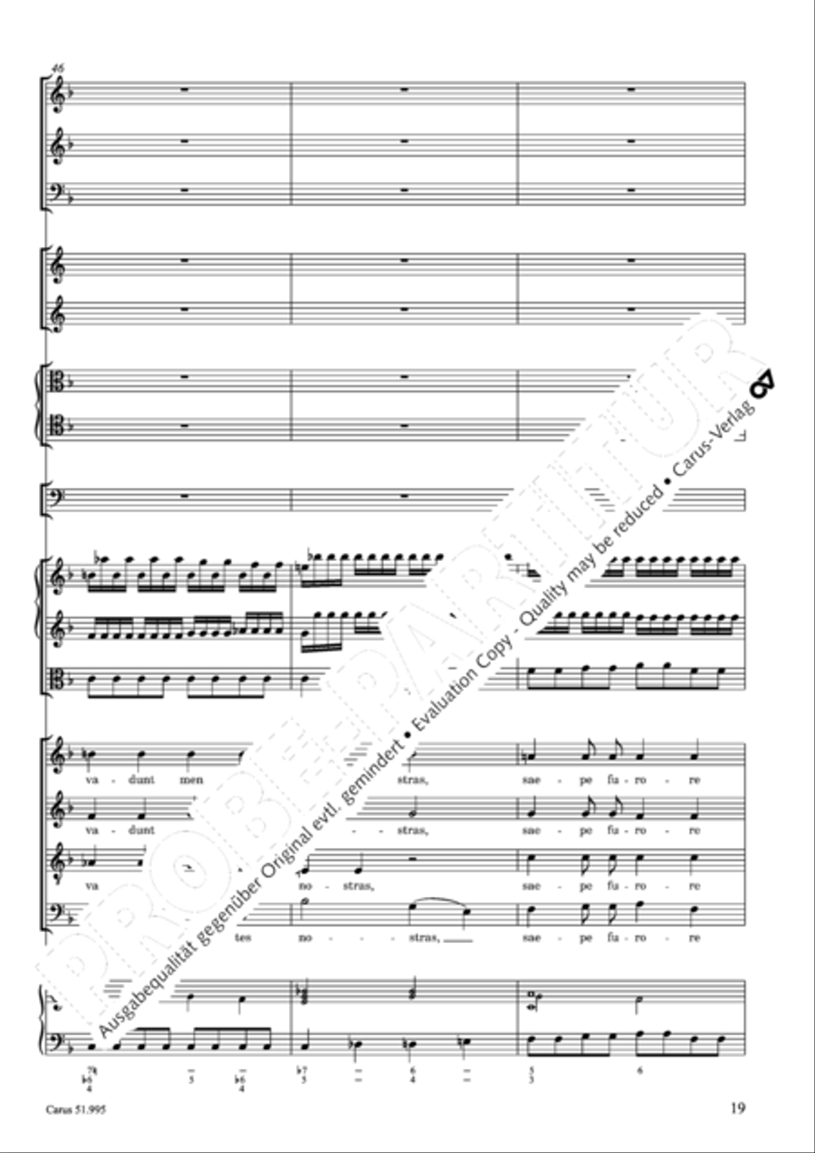 Insanae et vanae curae 4-Part scores gallery preview page 20