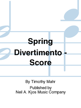 Spring Divertimento - Score