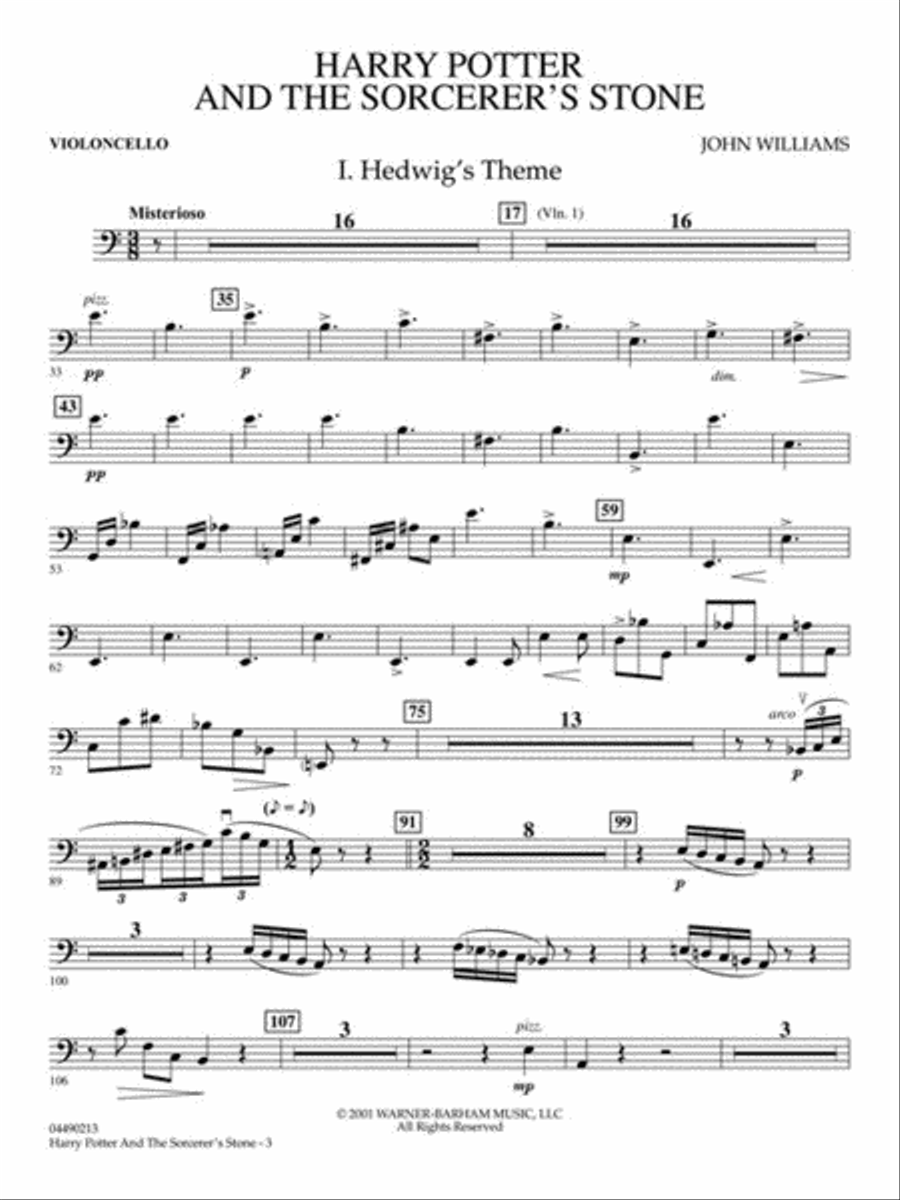Harry Potter and the Sorcerer's Stone Full Orchestra scores gallery preview page 13