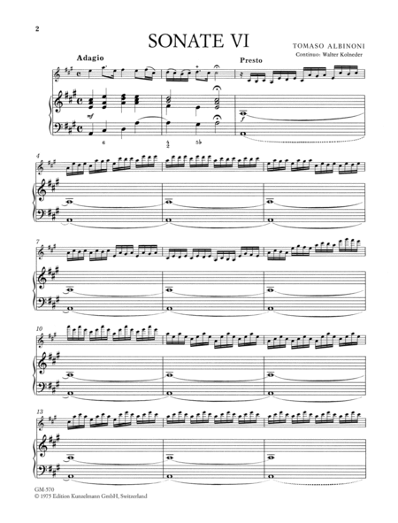 Sonata no. 6