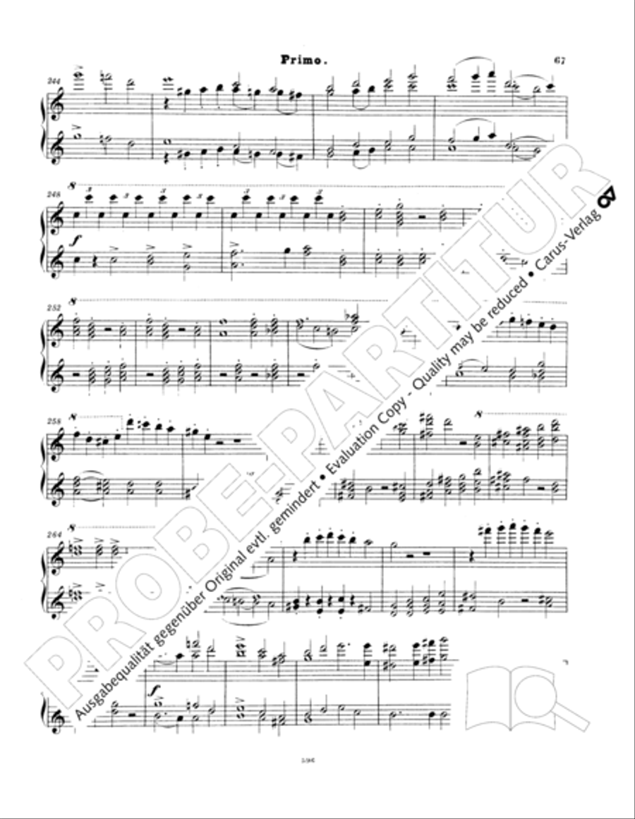 Ein Deutsches Requiem (German Requiem) Piano Duet scores gallery preview page 76