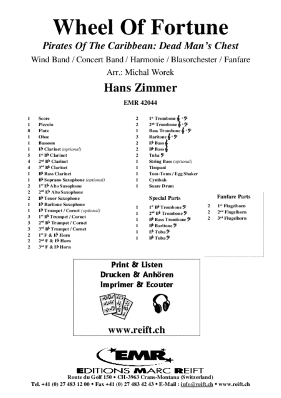 Wheel Of Fortune Concert Band scores gallery preview page 2