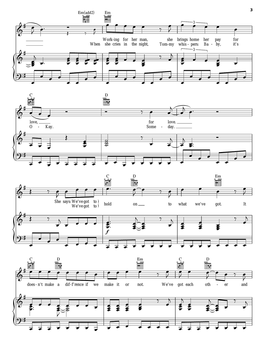 Livin' On A Prayer Acoustic Guitar scores gallery preview page 3