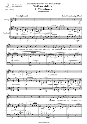 Christbaum, Op. 8 No. 1 (D Major)