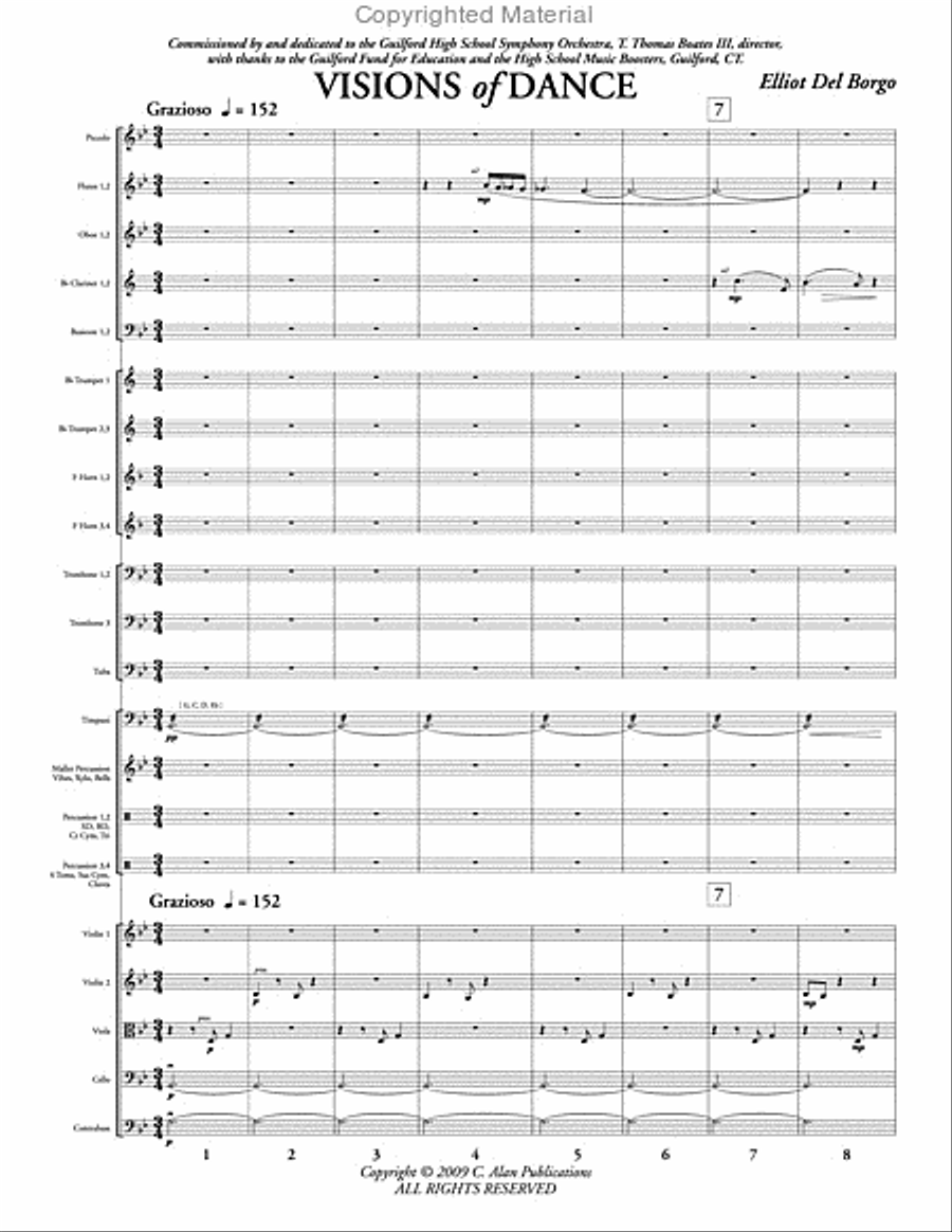 Visions of Dance Full Orchestra scores gallery preview page 2