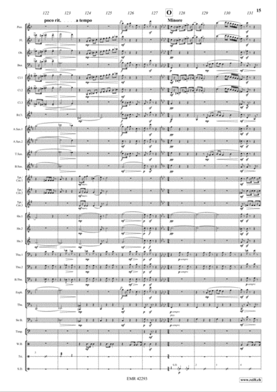 Il Gattopardo Concert Band scores gallery preview page 15